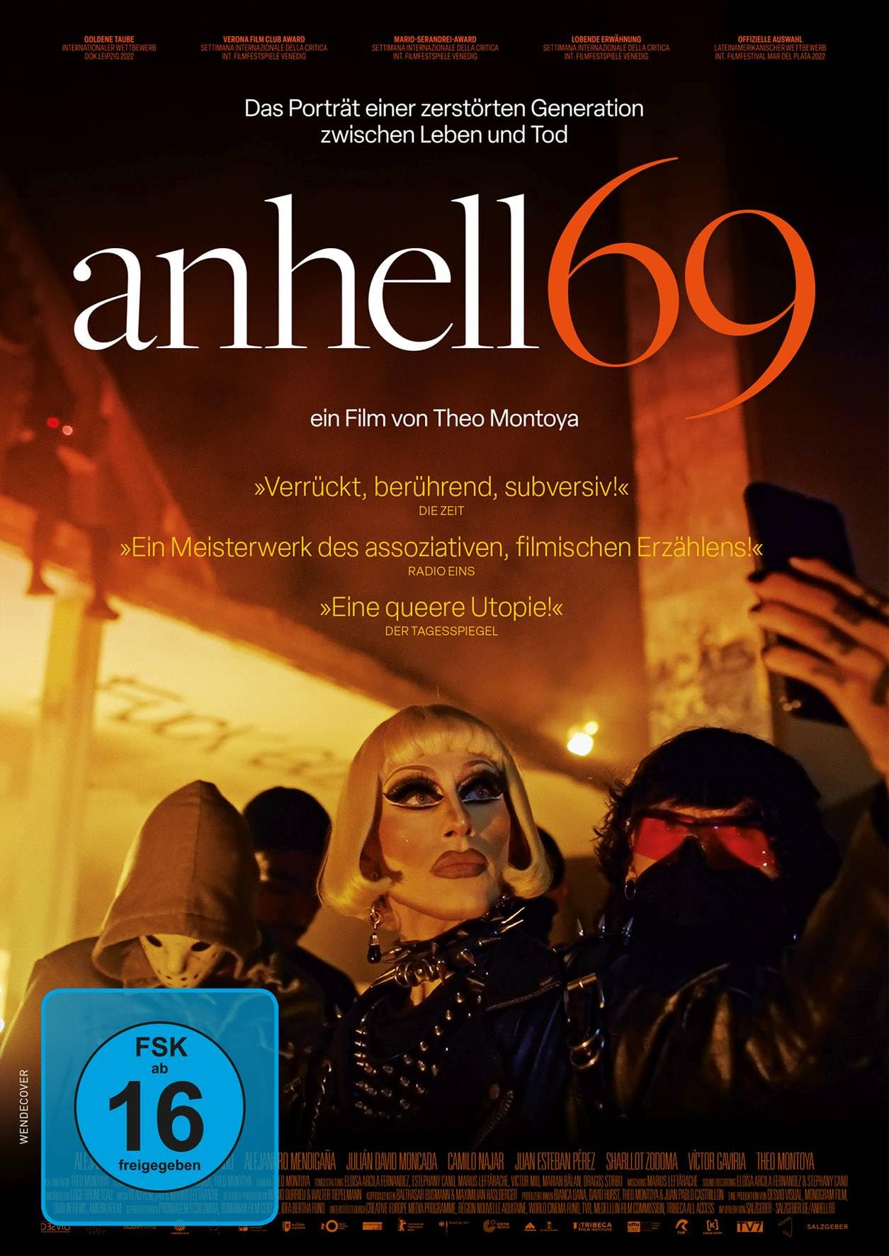 Anhell69 película en formato óptico para estudio de cine latinoamericano DVD