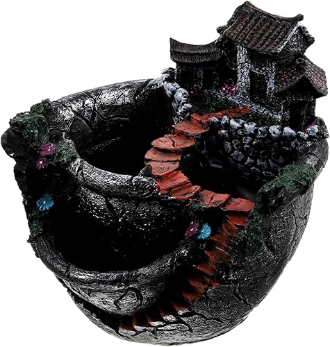 GANAZONO Arreglos florales de imitación, pequeñas plantas suculentas vivas para interiores, caja de plantas novedosas, maceta de jardín de hadas, disponible en Yaxa Peru