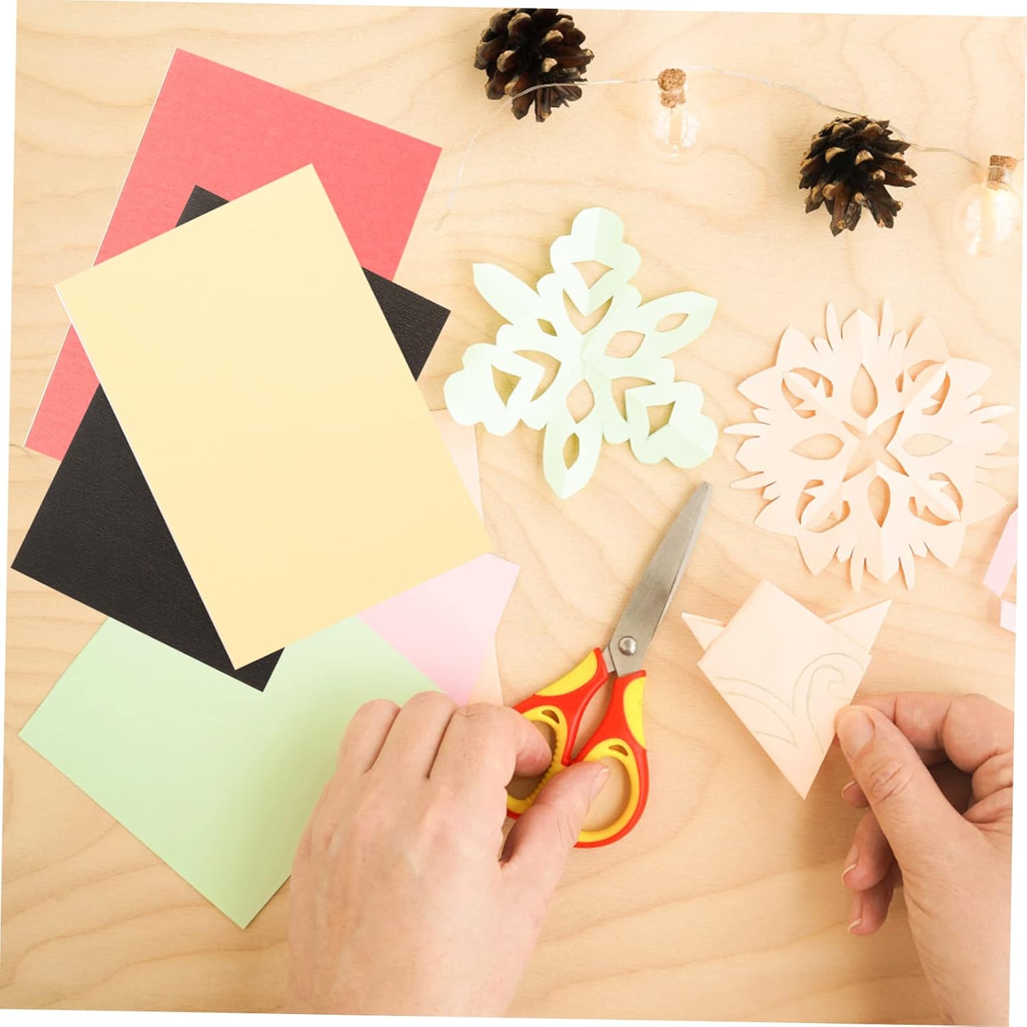 SEWACC 50sheets Colorful Sulfate Paper for Art and Tracing of Translucent Transfer Paper for Drawing and Sketching High Transparency and Lightweight Design