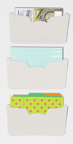 Miniatura 7 de Simple Houseware soporte de plástico archivador de pared