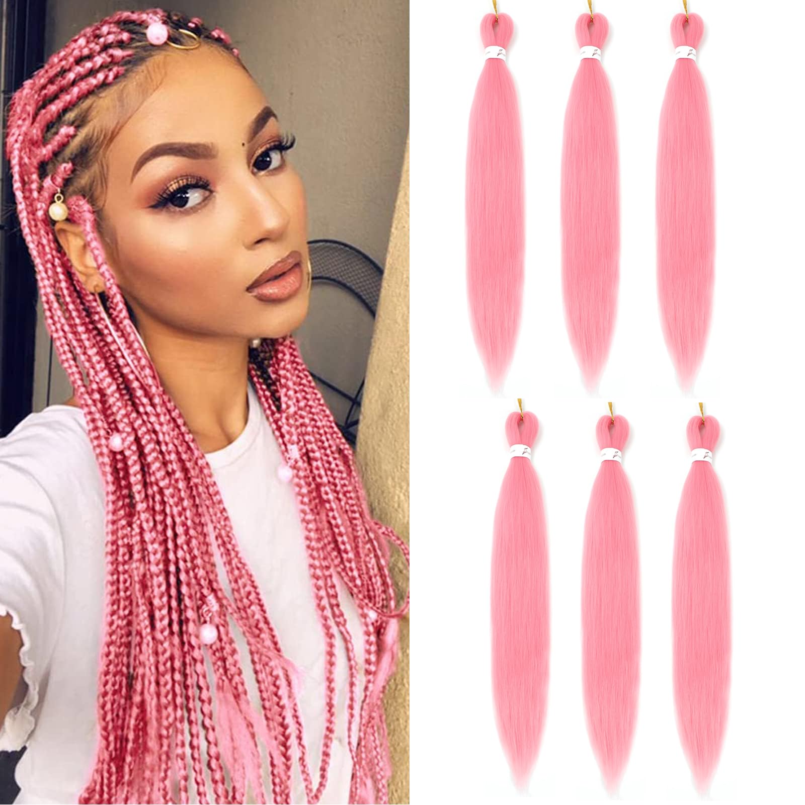 Easy Braid Pre stretched Braiding Hair Extensions