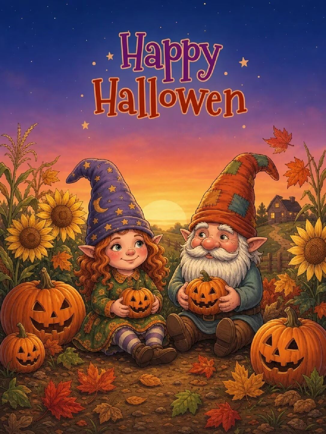 Diamond Painting Halloween Kit, Manualidad Creativa100x130cm C8-120