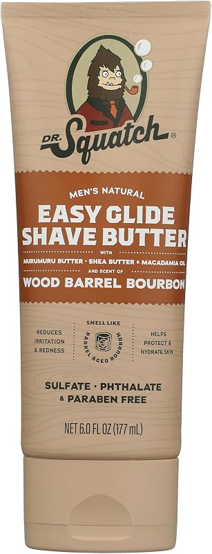Dr Squatch Butter Shave Wd Brl Brbn, 6 fl oz