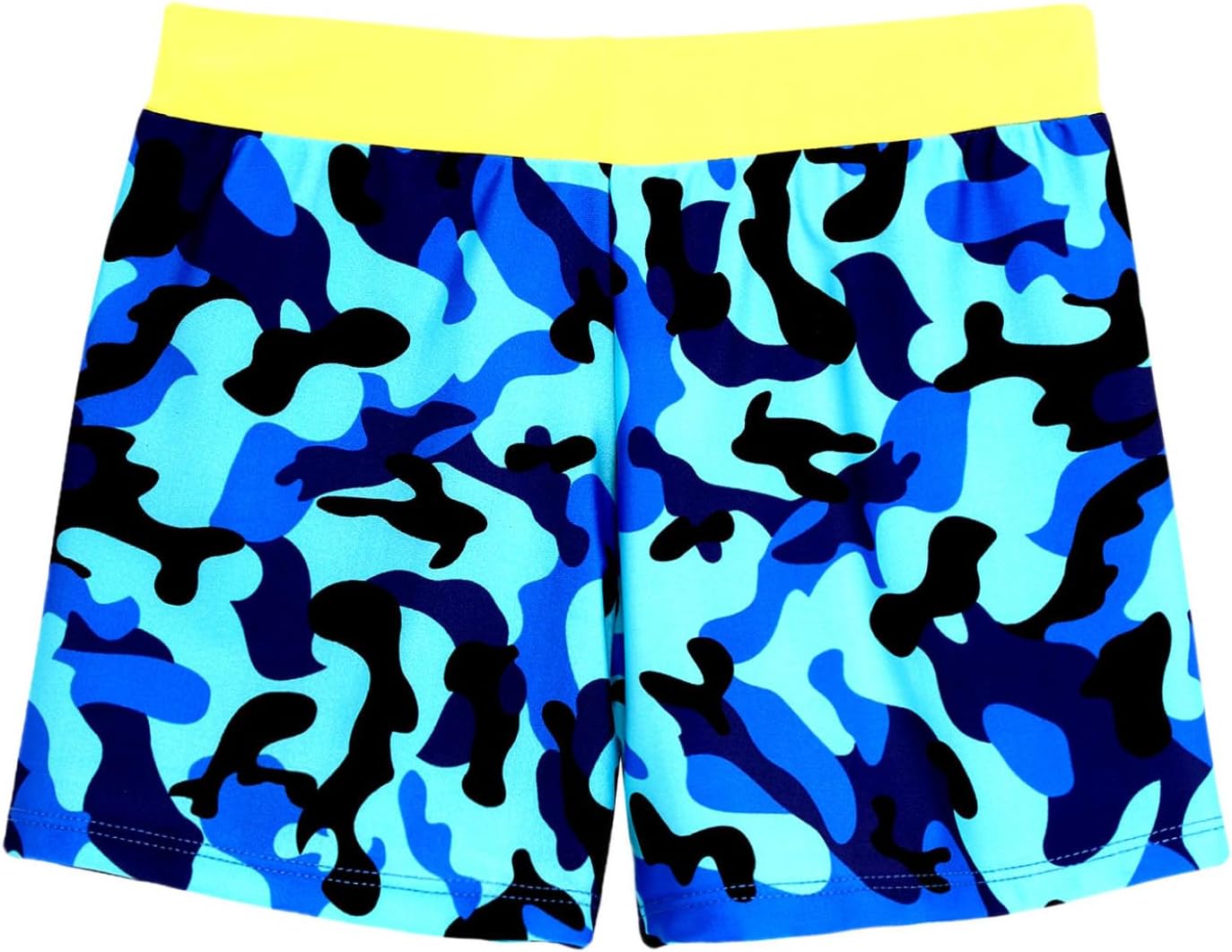 Boy's Swim Trunks Drawstring Swim Shorts Elastic Waistband Beach Board Shorts Bathing Suits