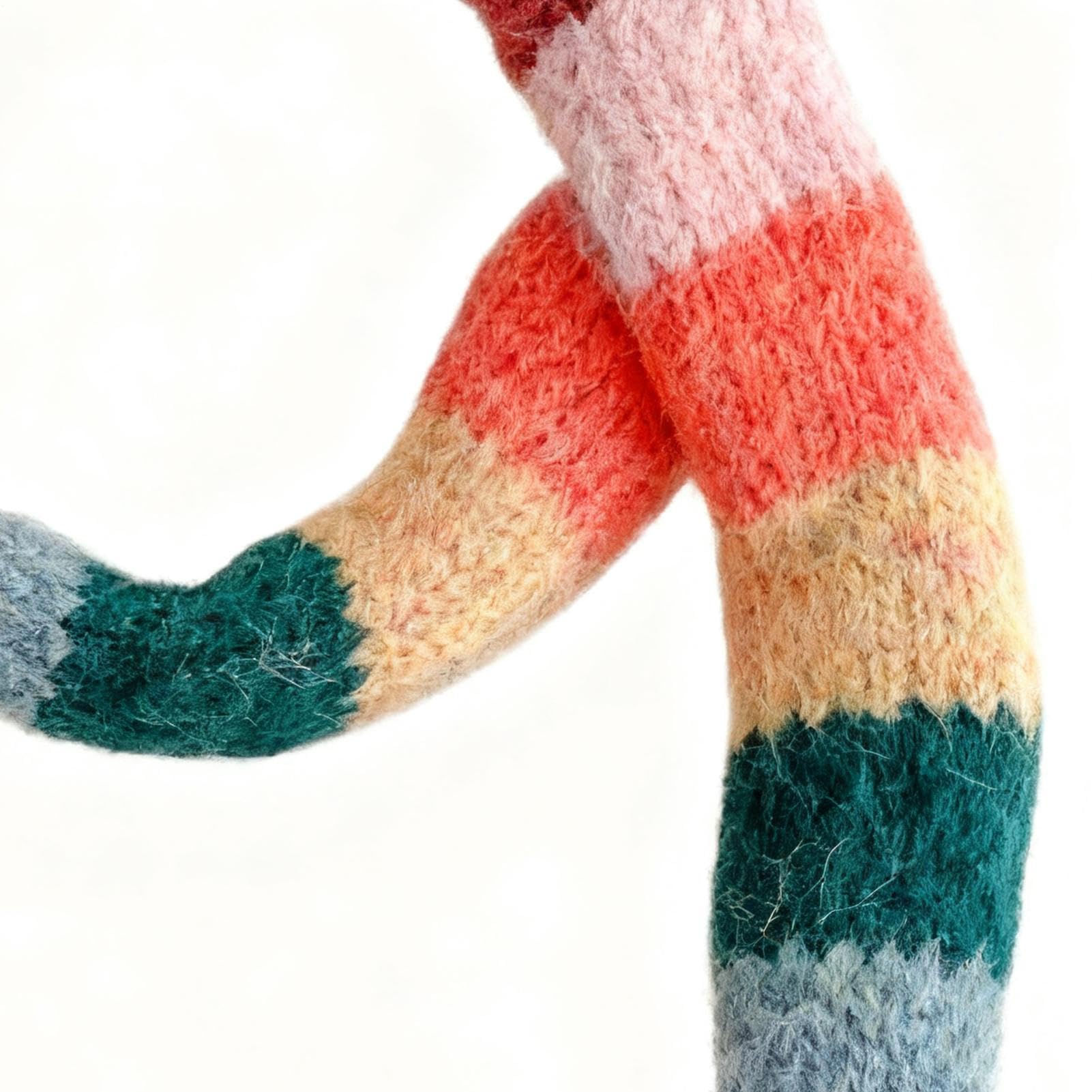 Générique Sciarpa invernale - Scaldacollo colorato a righe sottili a maglia | Sciarpa calda chic - per protezione del collo in autunno e nelle giornate fredde