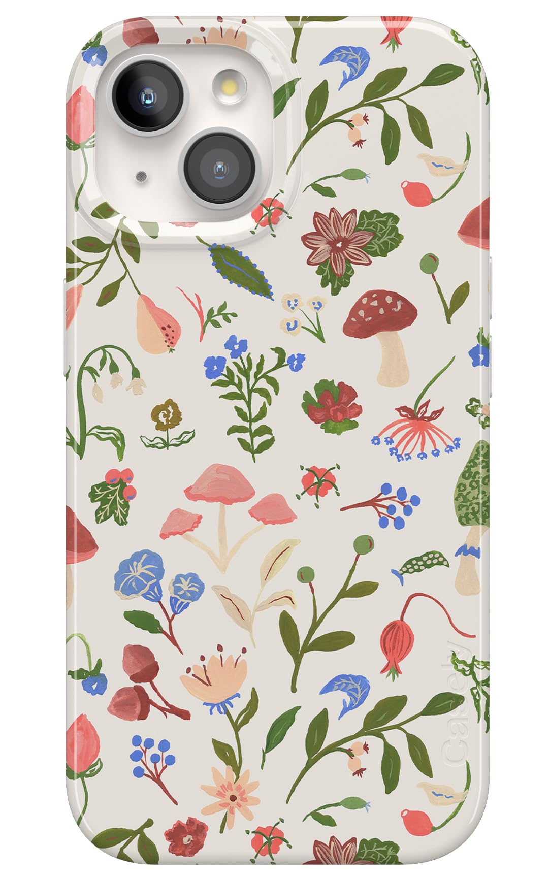 Snapklik.com : Casely iPhone 15 Case Garden Party Mushroom Floral Case ...