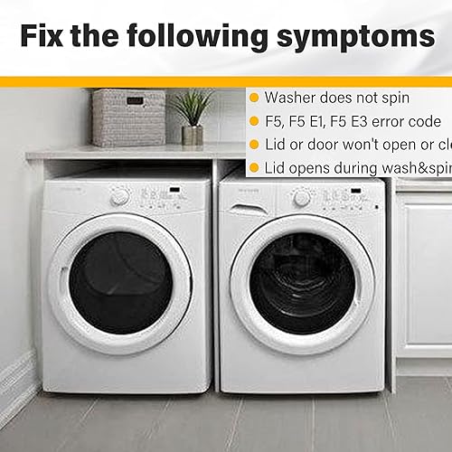 Miniatura 6 de W10810403 Reemplazo del conjunto de bloqueo de la tapa de la lavadora Ap5984435 W10648012 W10787878 Conjunto de bloqueo de tapa compatible con