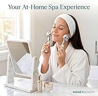 Vista 6 de Globos de Hielo de Acero Inoxidable para Tratamientos Faciales (Plateado), Globos Criogénicos Duraderos que Reducen Instantáneamente la Hinchazón