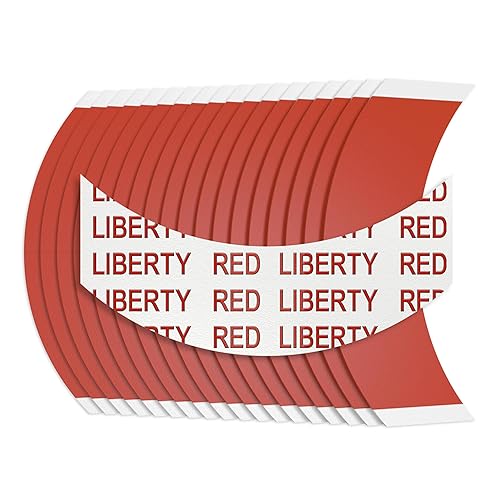 Liberty - Cinta adhesiva para peluca de cabello rojo (72 piezas) - CC Curve - Cinta adhesiva de doble cara para peluca de encaje frontal Toupee con