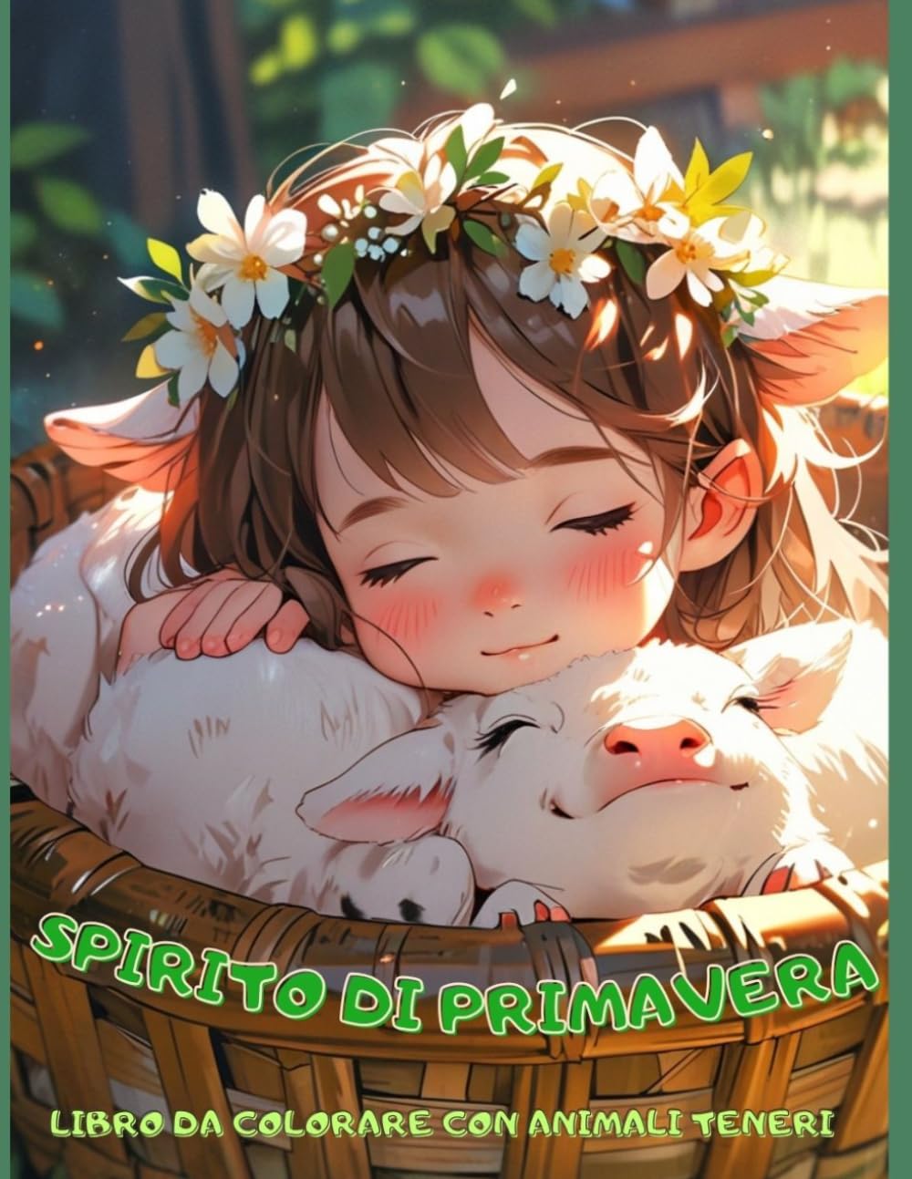 Spirito di Primavera Libro da Colorare con Animali Teneri: Scene dolci e primaverili con animali adorabili, ideale per bambini e adulti, per rilassarsi e stimolare la creatività