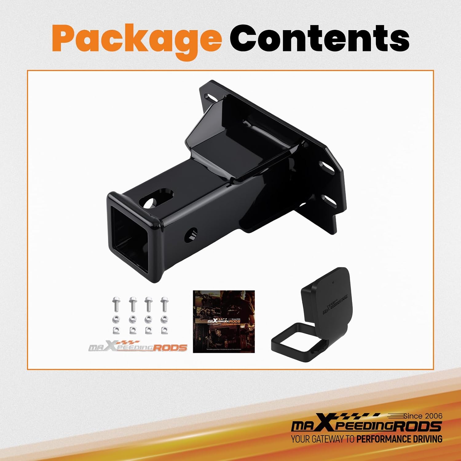 maXpeedingrods Front Trailer Hitch for Polaris Full-Size UTV 2018-2026