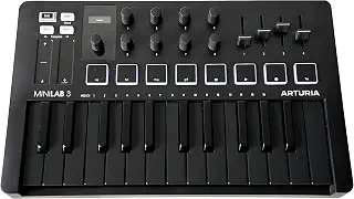 ARTURIA MIDI キーボード コントローラー MiniLab 3 DB ディープ・ブラック