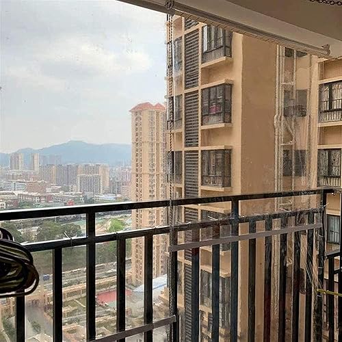 Miniatura 6 de Persiana enrollable para exteriores transparentes, pérgola para exteriores, resistente, persianas enrollables transparentes, persianas transparentes