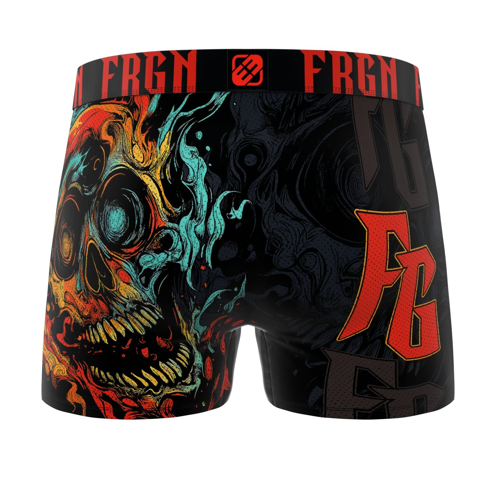 Freegun Boxer Homme Savage Animals, Caleçon Homme Ultra-Doux, Stretch & Respirant (Lot de 4)