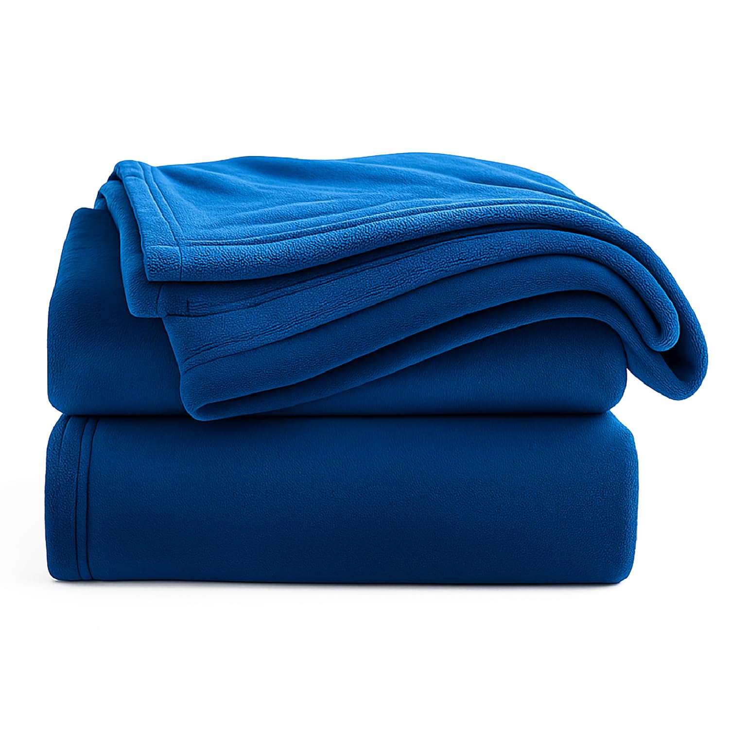 TIENDA EURASIA - Sofa Blanket | Velvet | 100% Microfibre | Measures 130 x 160 cm | Soft Touch Sedaline Type | for Living Rooms and Bedrooms | Provides Comfort (Blue)