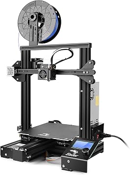 Creality Ender 3 Series Printer with Direct Drive Extruder, CR Touch Auto Bed Leveling, Dual Z-Axis for Smooth Printing, Silent Motherboard, 220220270mm Build Volume (Ender 3)