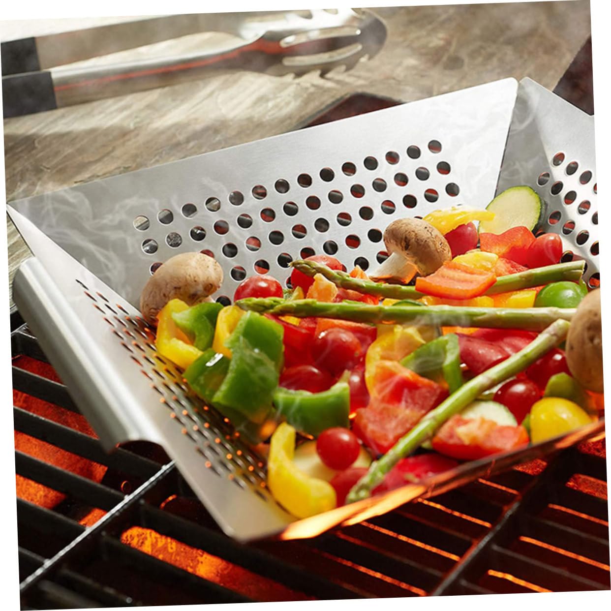 BESPORTBLE 2pezzi Per Barbecue Riutilizzabili Inossidabile Per Grigliate All Per Per Filtrare Per e -