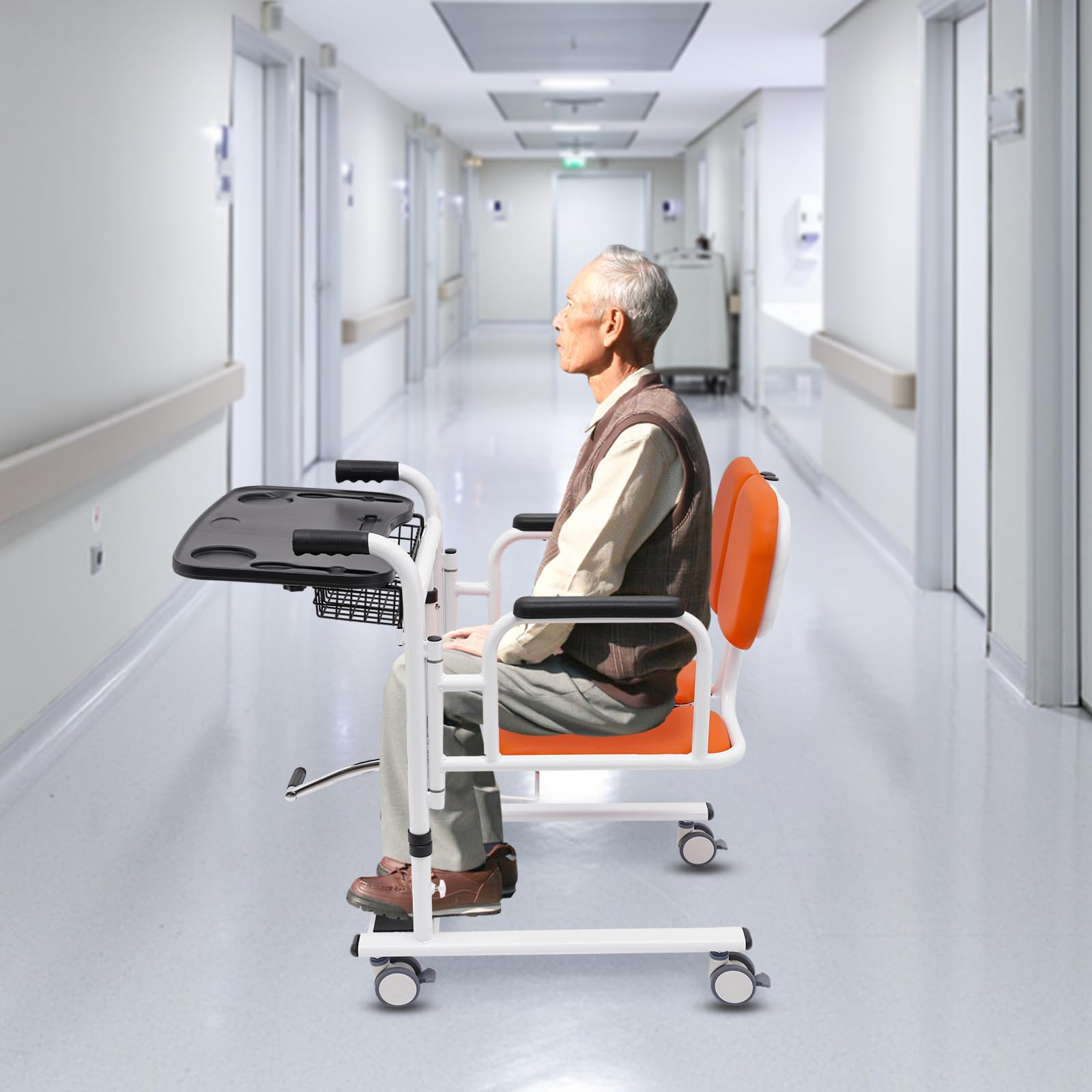 Sollevamento idraulico del paziente per la casa Sollevatore per pazienti anziani, cura seduto sedia a trasferimento idraulica per divano/letto/toilette, comoda protezione dei vasi