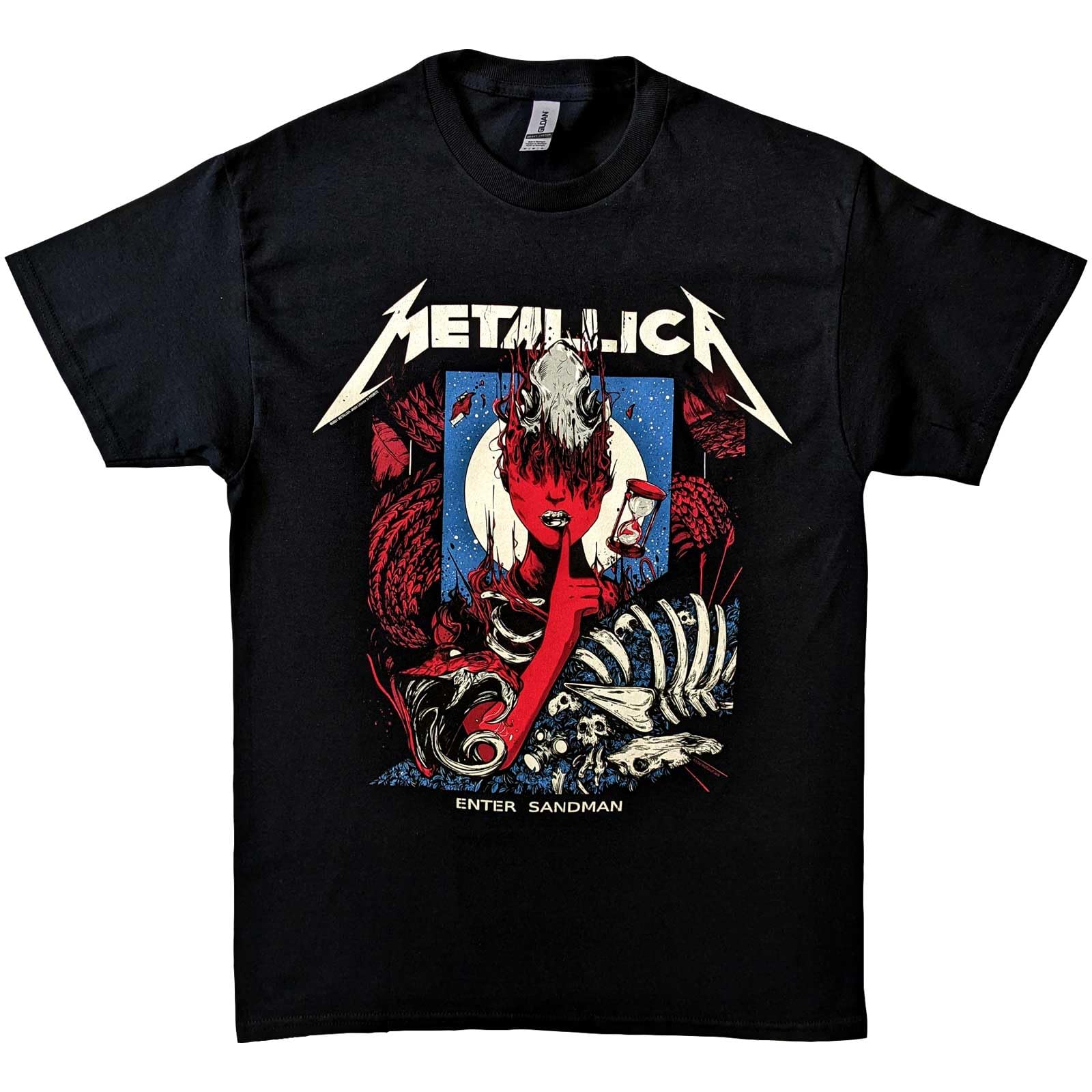 Metallica Enter Sandman Poster Official Tee T-Shirt Mens Unisex (XX-Large) Black