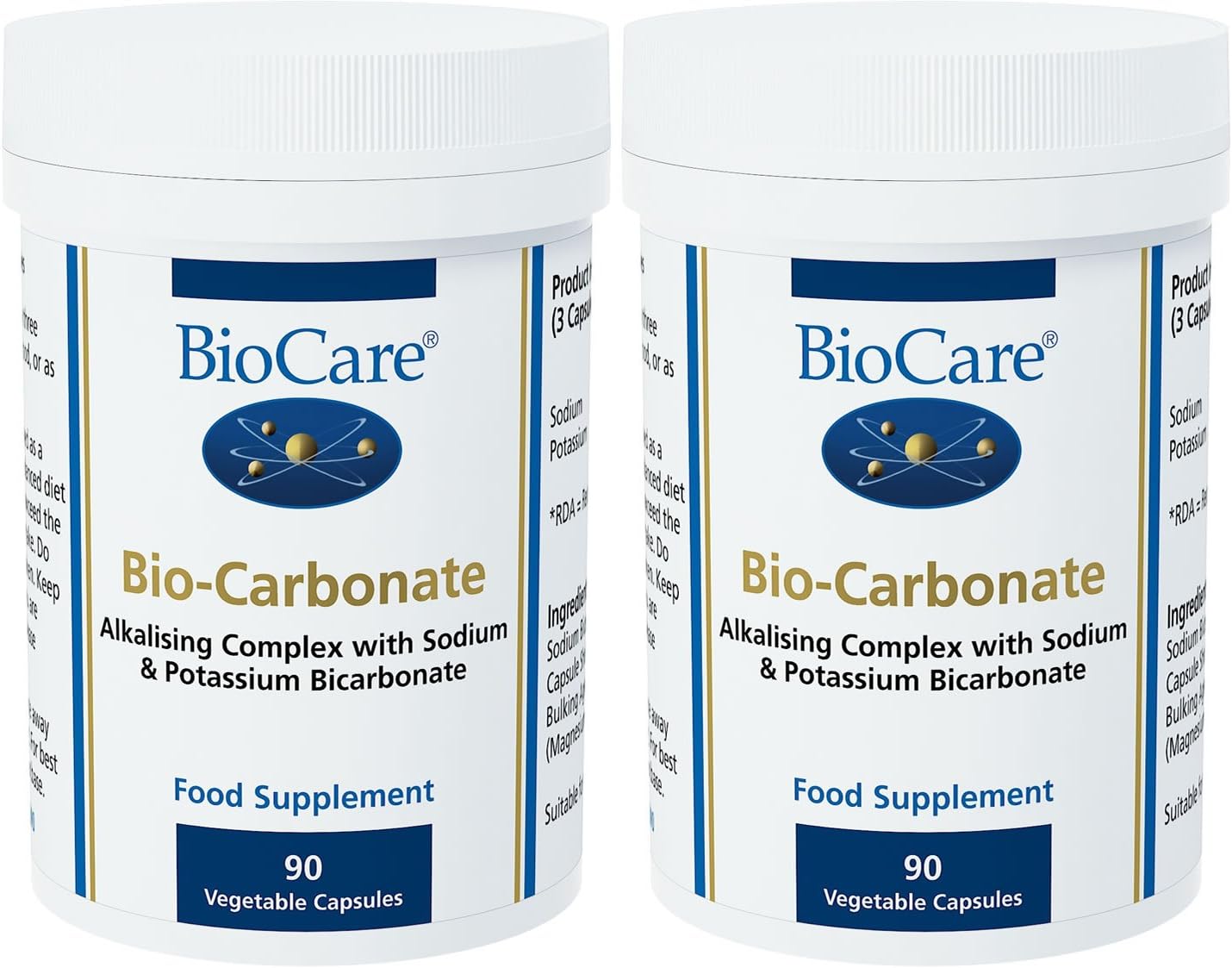 (2 Pack) Biocare BioCarbonate 90 Vegicaps 2 Pack