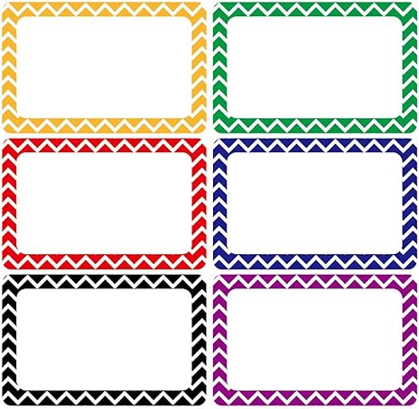 Amazon Com Cualfec 300 Cute Chevron Name Stickers Colorful Border Name Labels For School Office Home Can Be Used On Clothes Storage Boxes Packages Updated Stronger Stickiness Office Products Amazon Com Cualfec 300 Cute Chevron Name Stickers Colorful Border Name Labels For School Office Home Can Be Used On Clothes Storage Boxes Packages Updated Stronger Stickiness Office Products