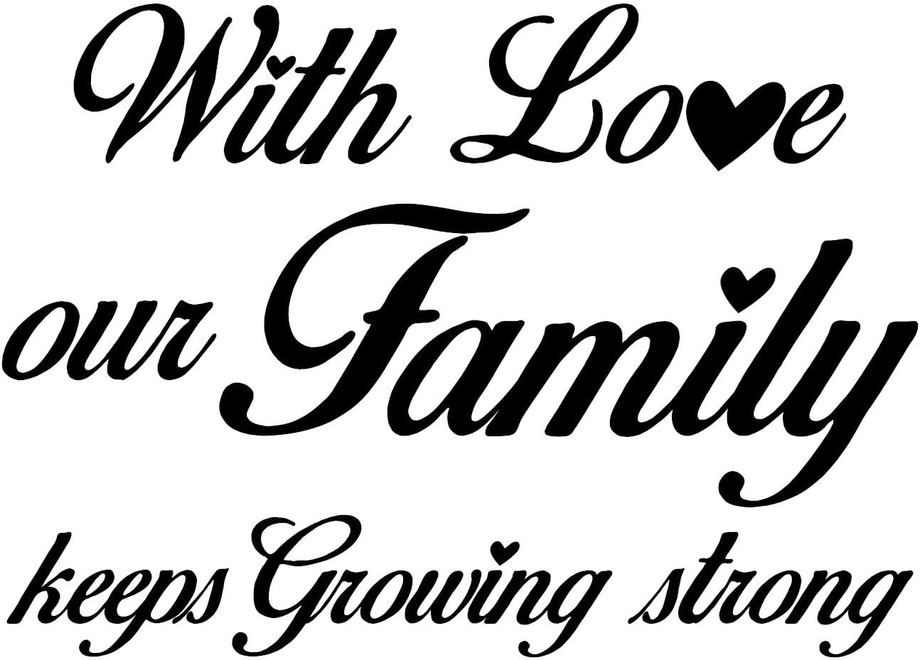 Family Quotes Wall décor is Yellow Vinyl Wall Decals Family