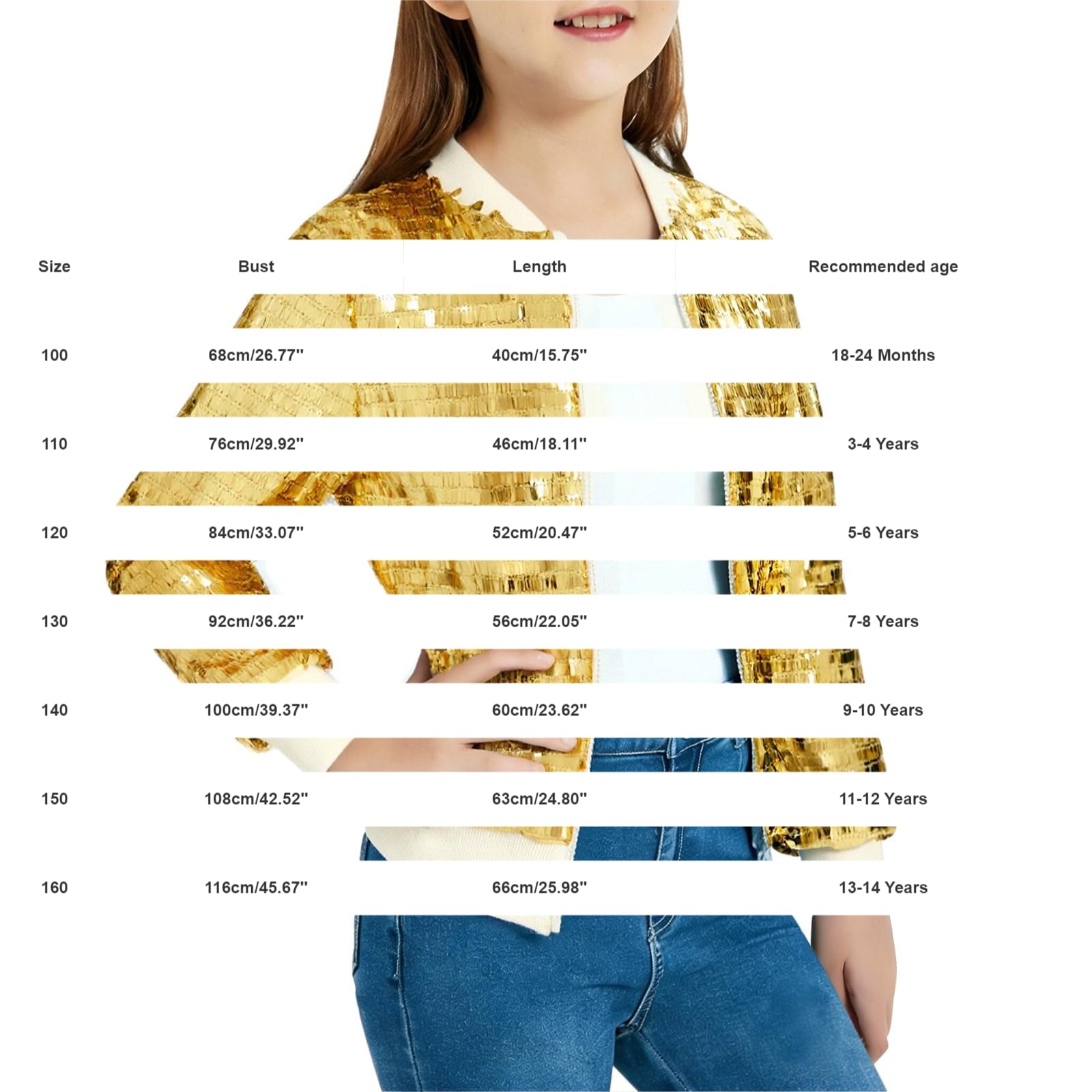 Chaquetas de lentejuelas para niñas, elegante chaqueta bomber de manga larga brillante, chaqueta de béisbol brillante con cremallera, abrigo festivo con purpurina para exteriores