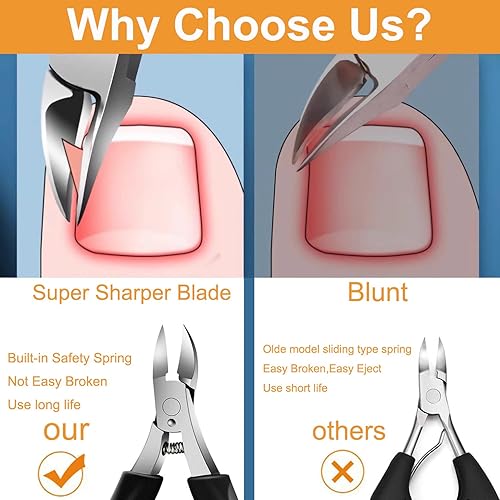 Miniatura 4 de Kit de herramientas para uñas de los pies encarnadas herramientas de pedicura para tratamiento de uñas de los pies encarnadas juego de herramientas