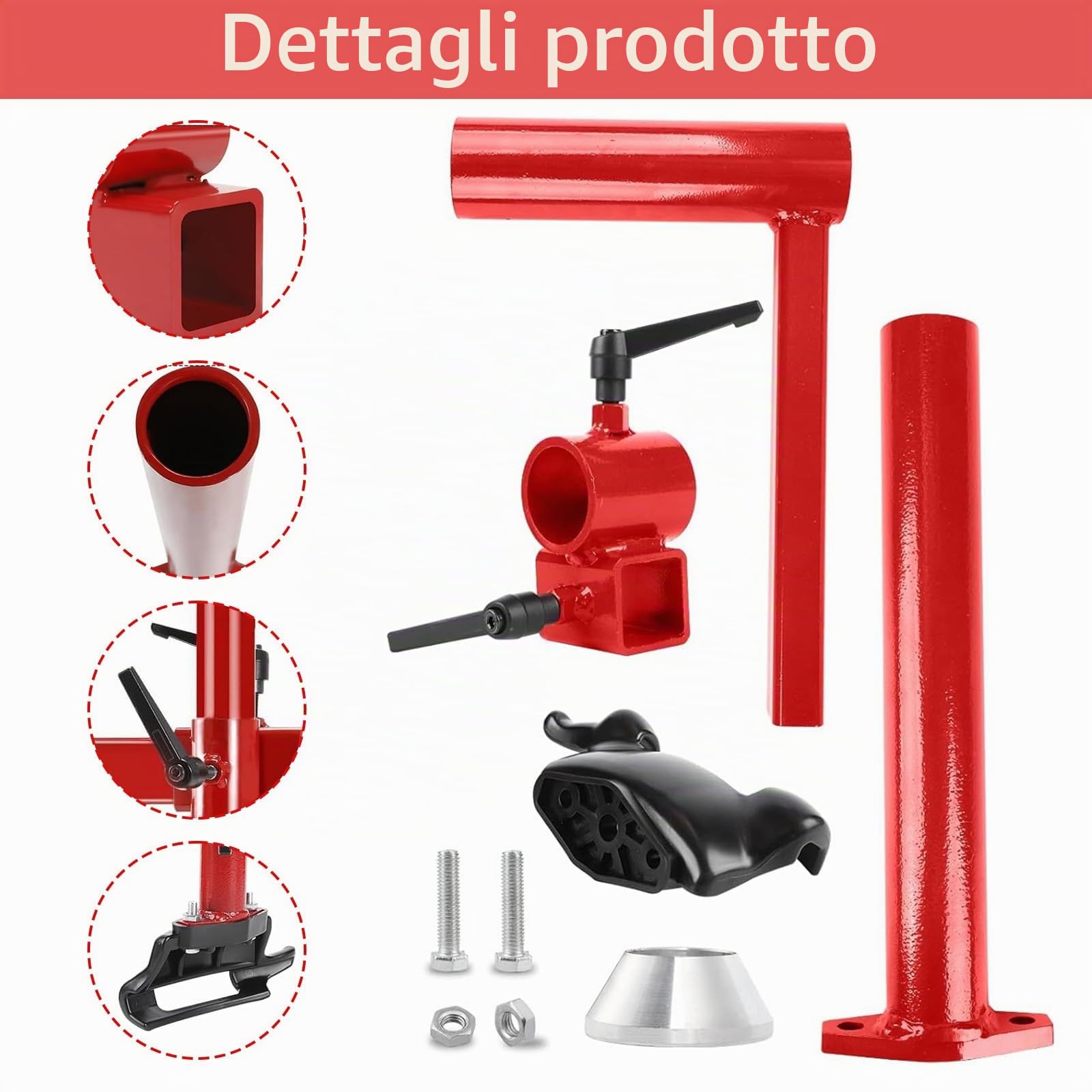 Smontagomme Manuale Regolabile, per Pneumatici di Auto da 16 a 21 Pollici Macchina per Smontare gli Pneumatici Leva di Montaggio Strumento Portatile per il Cambio degli Pneumatici