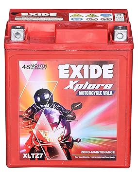 Exide Batterys in Red Colour XLTZ9 (ASE_4785_RHG)