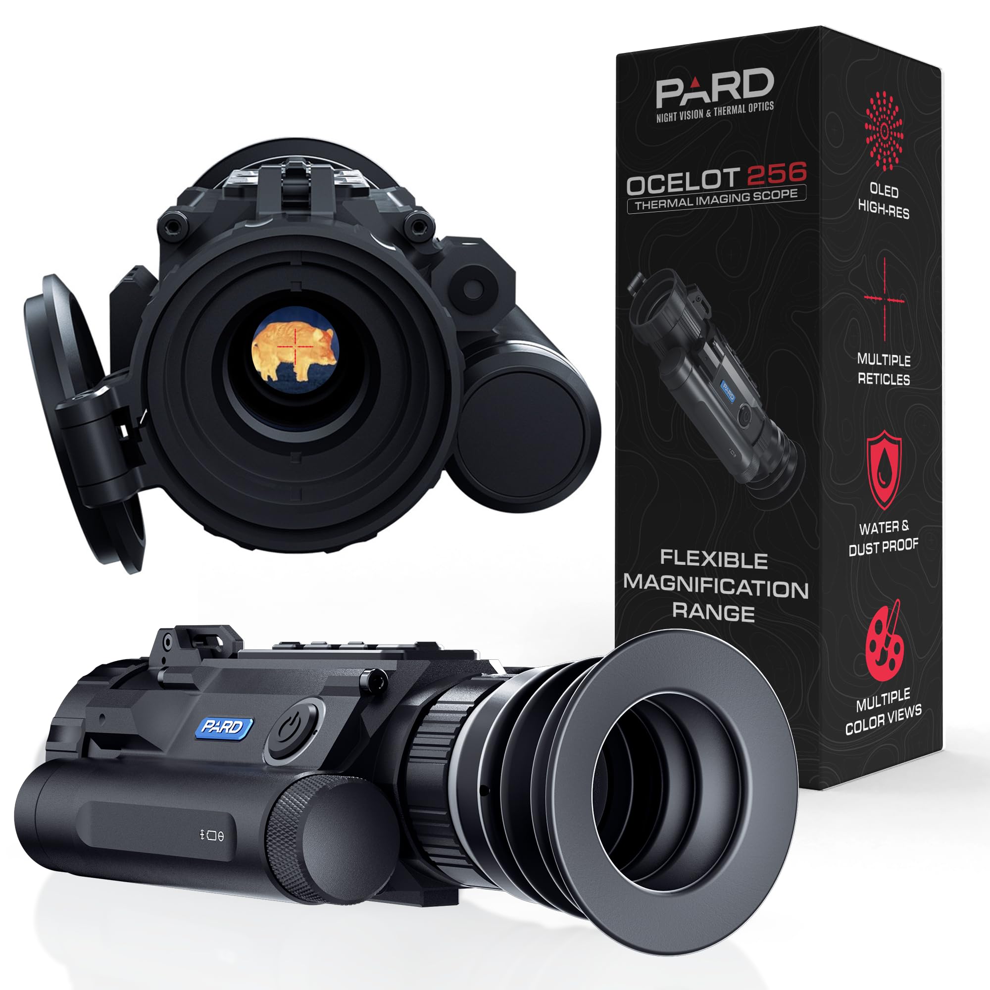 Ocelot 256 Thermal Imaging Scope 12μm 256x192High Resolution with NETD ≤25mK Sensitivity,…