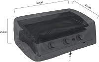 bruwaa Plancha Védőhuzat 80x60x25cm Vízálló UV Védelem Gázgrill Takaró 2