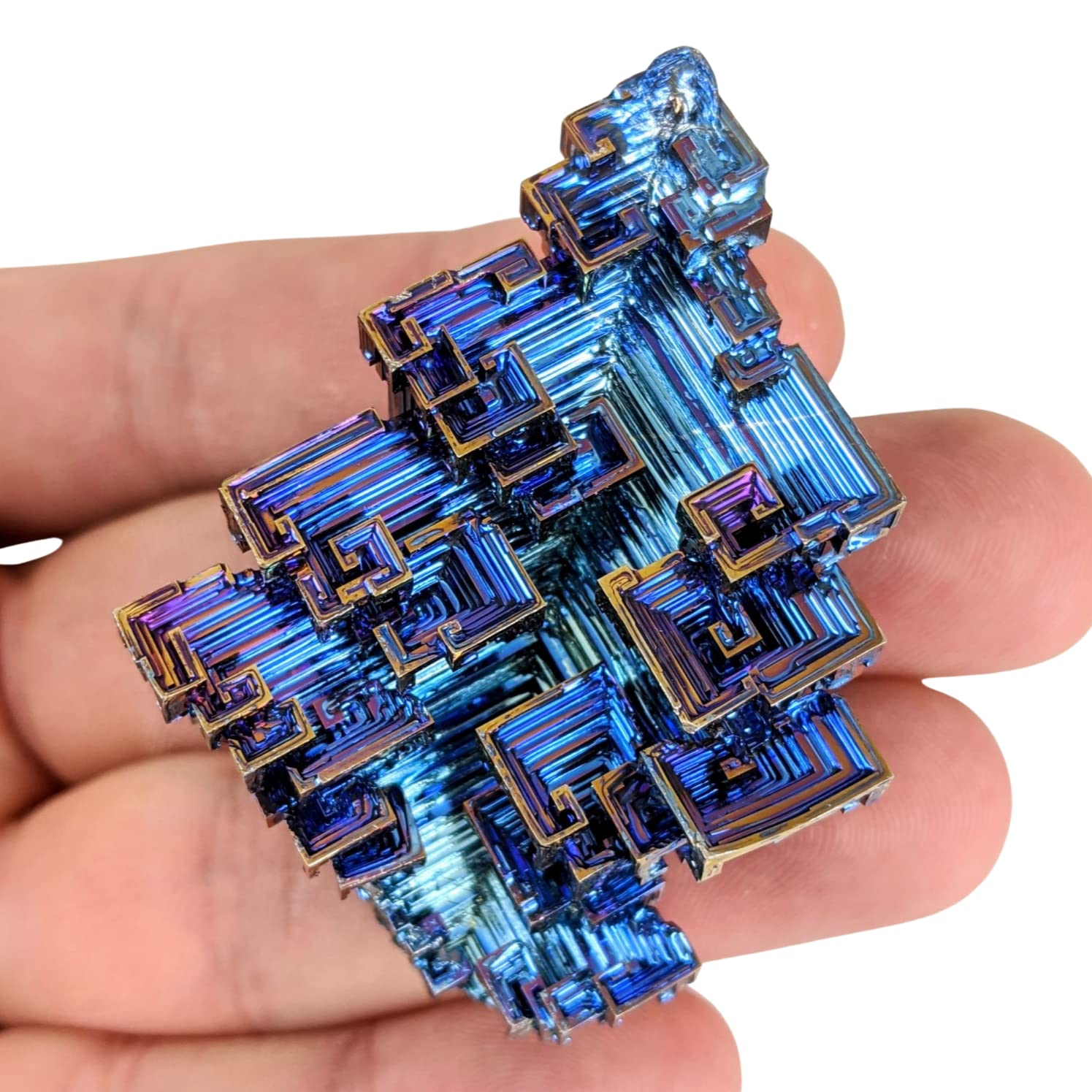 CountlessBooks&More Bismuth Crystal Stone Extra Large Specimen for Collecting,Wire Wrapping,Wicca and Reiki Crystal