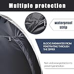 Bike Cover Storage Tent, Outdoor Portable Storage Tent, 210D Oxford Fabric PU4000 Waterproof for 2-3 Bikes, Suitable for Storing Bicycles,Motorcycles,Garden Tools,Lawn Mower,Various Tools