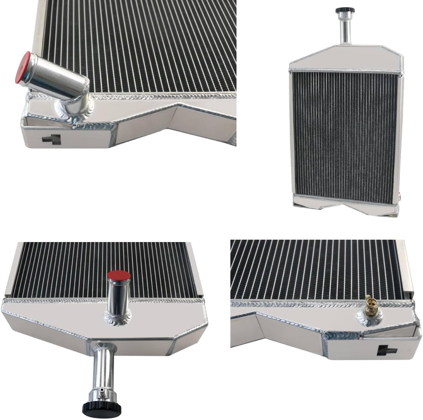 3 Row Tractor Aluminum Radiator for Massey Ferguson 20C 230 245 Gas Diesel Early Models 219546 539919M91