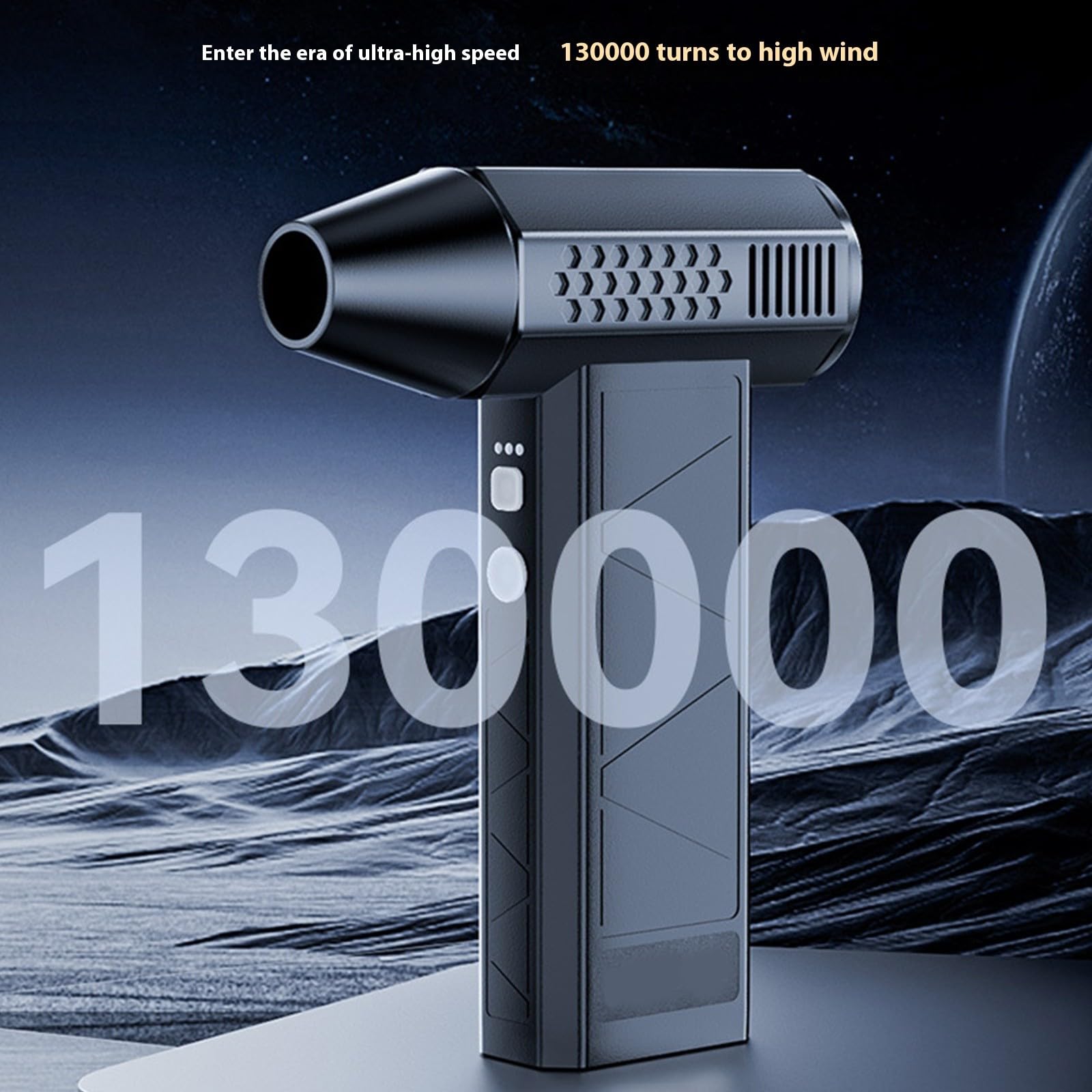 Spolverino portatile senza fili con 3 modalità di velocità 130000 giri/min ad alta potenza per la pulizia del computer degli interni dell'auto e dell'elettronica Manutenzione ABS Caso del computer