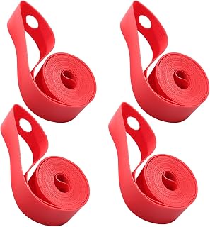 4 Pack Bicycle Rim Strip Bike Tire Liner High-Pressure Puncture & Temperature Resistant Bicycle Rim Strip for Road Bike, MTB Mountain Bike