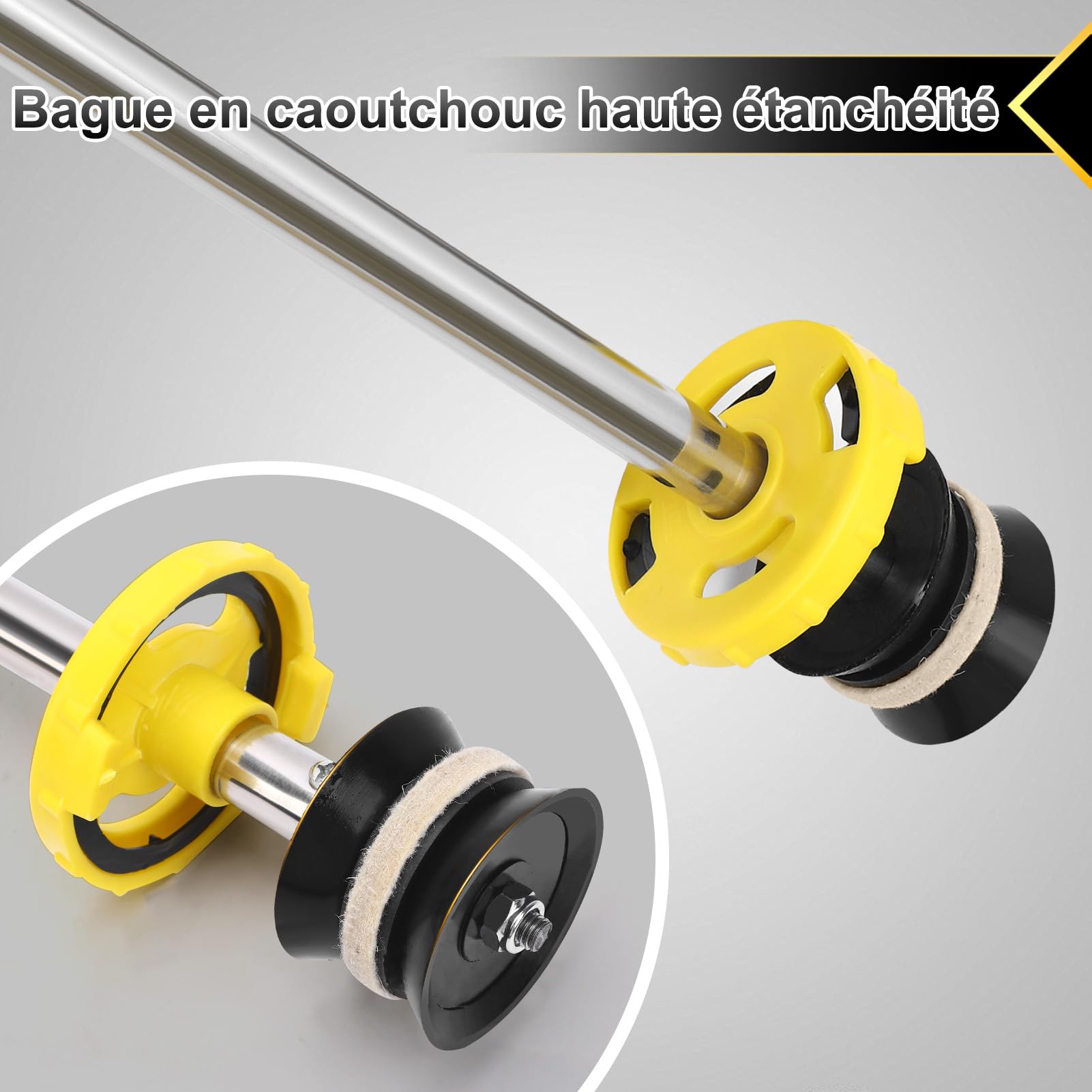 Outil de Ciment Caulhry, Boîte en Caoutchouc Applicateur de Calafate de Phoque avec Une Grande capacité Résistante à Une Grande capacité pour Sceller Les Espaces Routiers