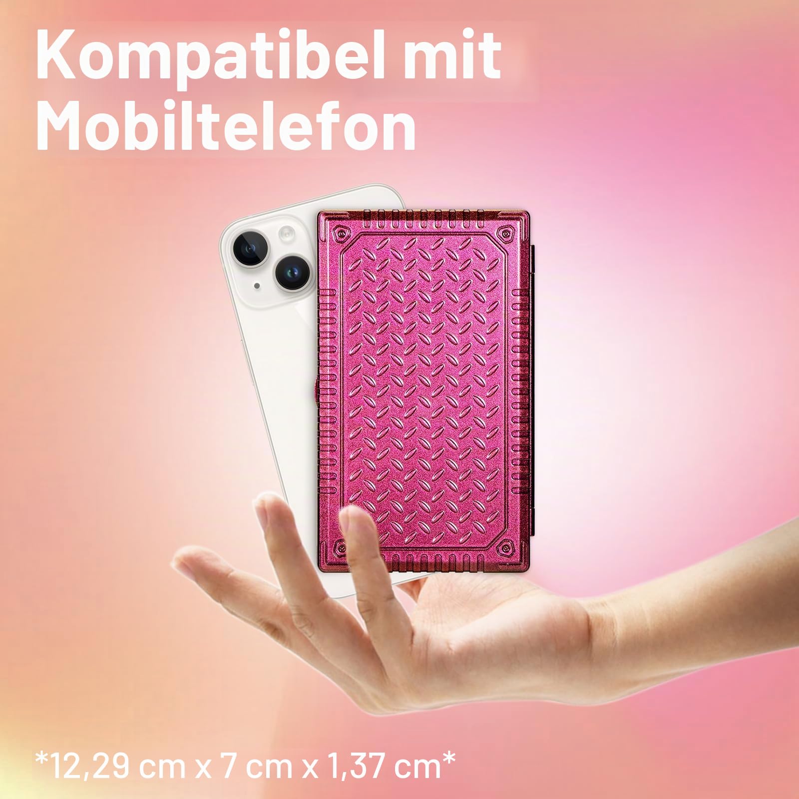 Digitale Taschenwaage, 500 g x 0,01 g, Präzisions-Grammwaage mit Tara-Skala, 6 Einheiten, kleine Unzen-Skala für Schmuck, Pulver, Münzen, Kräuter