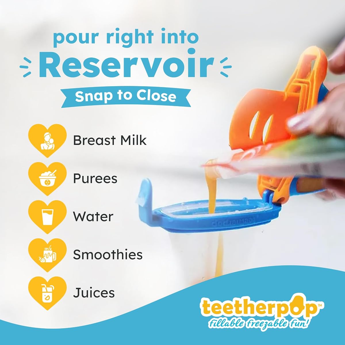 Fillable Freezer Teethers for Babies - Chillable Teething Toys for Infants view 3