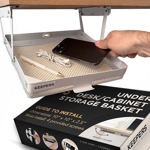 Anything Keeper - Compact Under-Cabinet Slide-Out Storage Drawer for Kitchen,