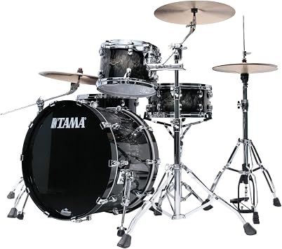 TAMA Starclassic Walnut/Birch 3 Piece Drum Set Shell Pack | 22 Inch Bass Drum and MC69 Single Tom Attachment Lacquer Finish