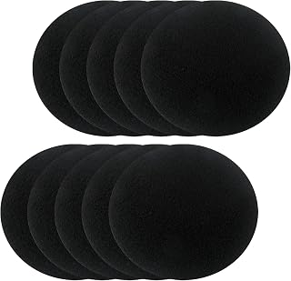 Charcoal Filters for Kitchen Compost Bin, 10 Pack Compost Filters for Countertop Bin Pail Replacement, Activated Charcoal Home Bucket Refill Sets, Round 6.7 Inch