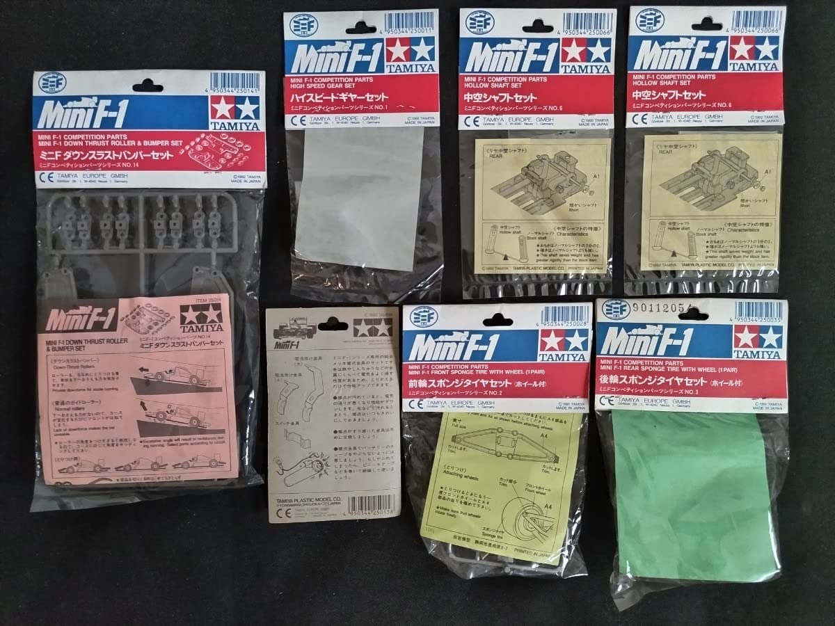 Amazon.co.jp: タミヤ ミニ四駆 ミニF-1 絶版当時物パーツ6点セット