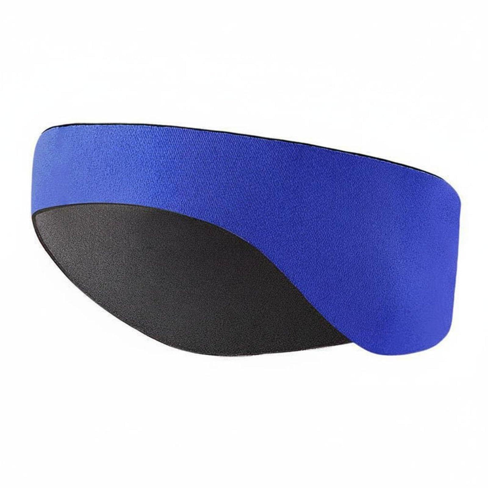 SNAPPSY Swimming Ear Protection Headband Skin-Friendly Swimming Headband Comfortable Waterproof Swim Band for Adults, Swimmers, Bathing, Running Blue L-image-4