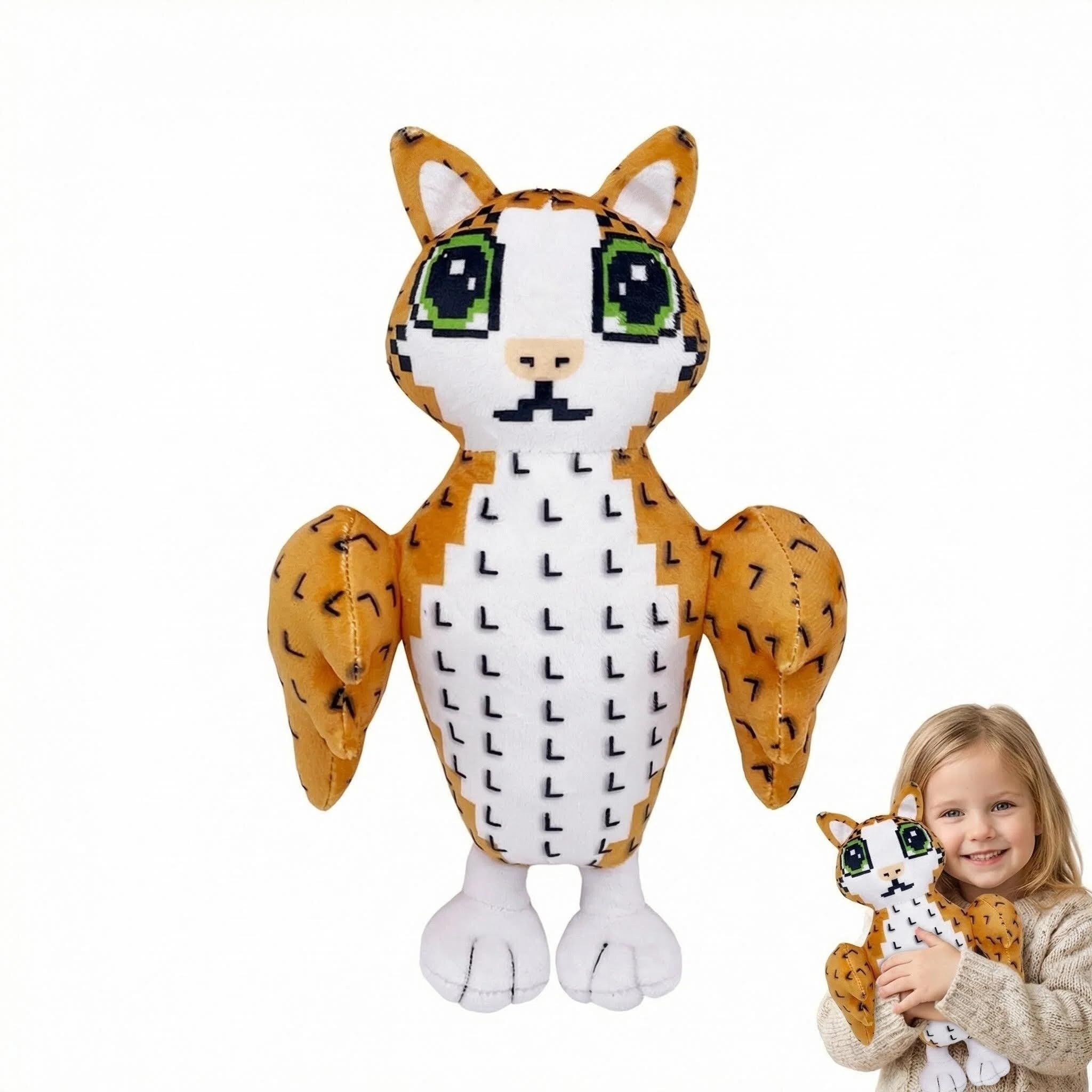 Steal a Brainrot Cute Games Plush - Brown Meowl Plush, Cartoon Figures Pillow Brainrot Plush, Stuffed Animals Gifts for Fans Kids Adults Home Decor (A8)