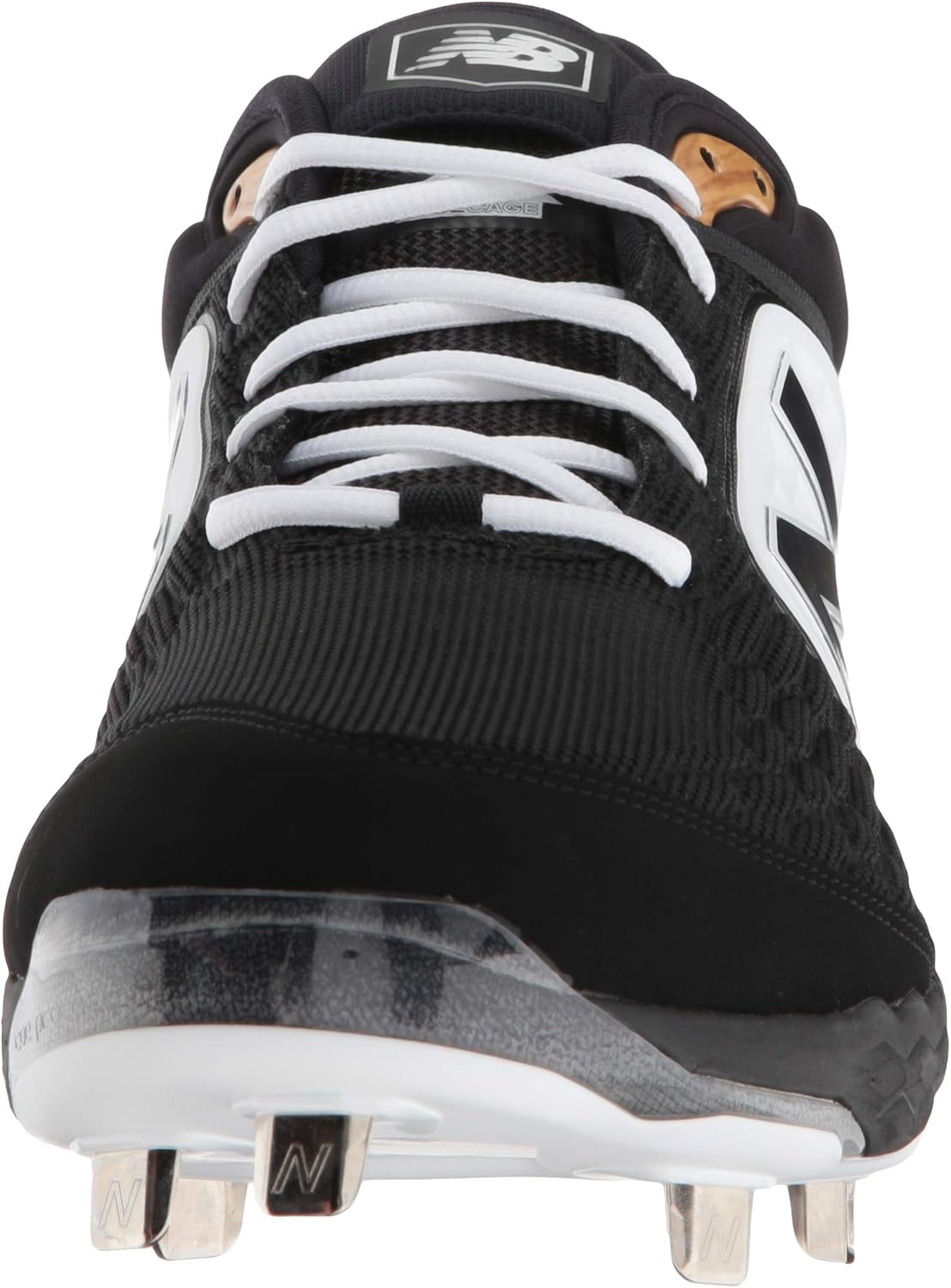 New Balance Men's 3000 V4 Metal Baseball Shoe 16 Black/White