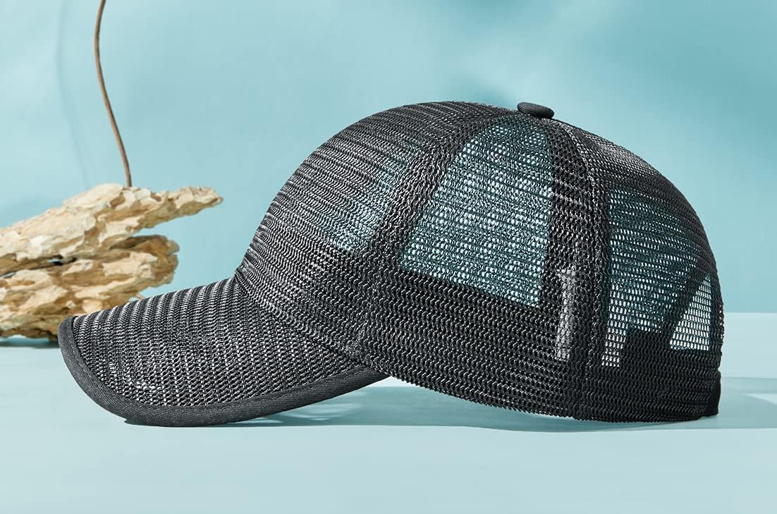 GEGEEN DOMOG Summer Baseball Cap for Men Plus Size Mesh Running Hats Breathable Outdoor Sports Quick Dry Hat - Image 3