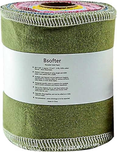 Miniatura 8 de Bsofter Rollos de papel higiénico reutilizables  28 piezas de papel higiénico reutilizable, lavable, papel higiénico para cámper, caravana, papel