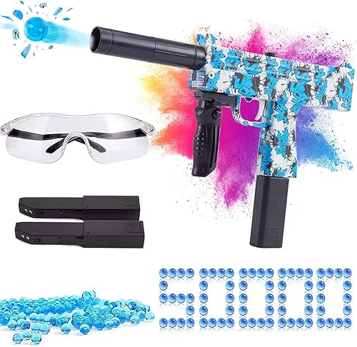 Miniatura 1 de TuKIIE Juguete de bola de agua para niños y adultos, juguetes al aire libre con más de 50000 cuentas de agua y gafas, juegos de equipo para niños y